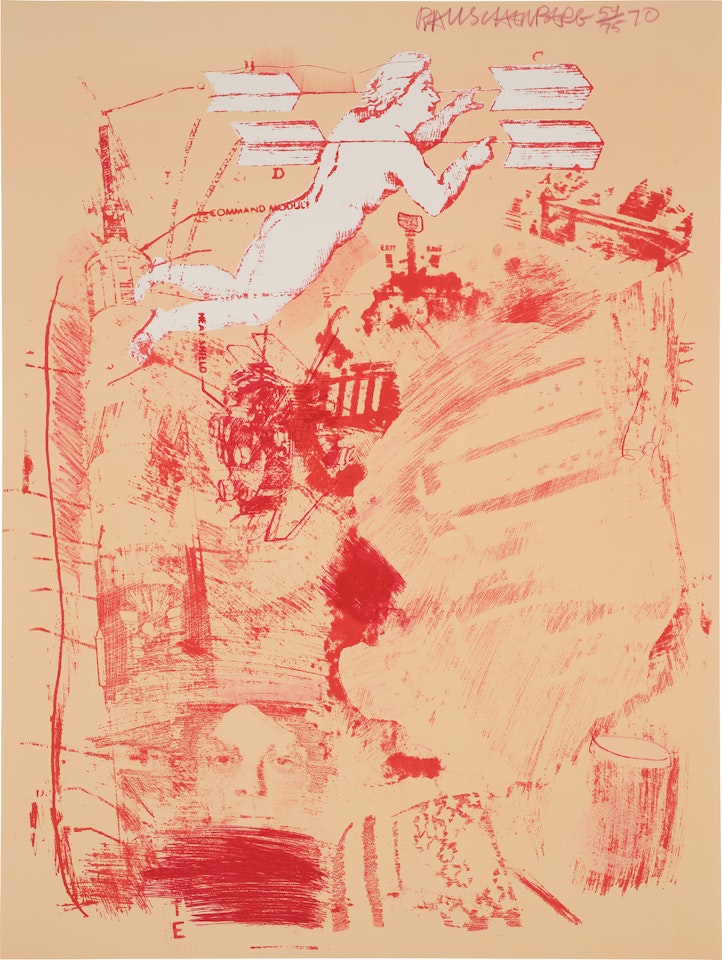 Score, from Stoned Moon Series (G. 208) by Robert Rauschenberg