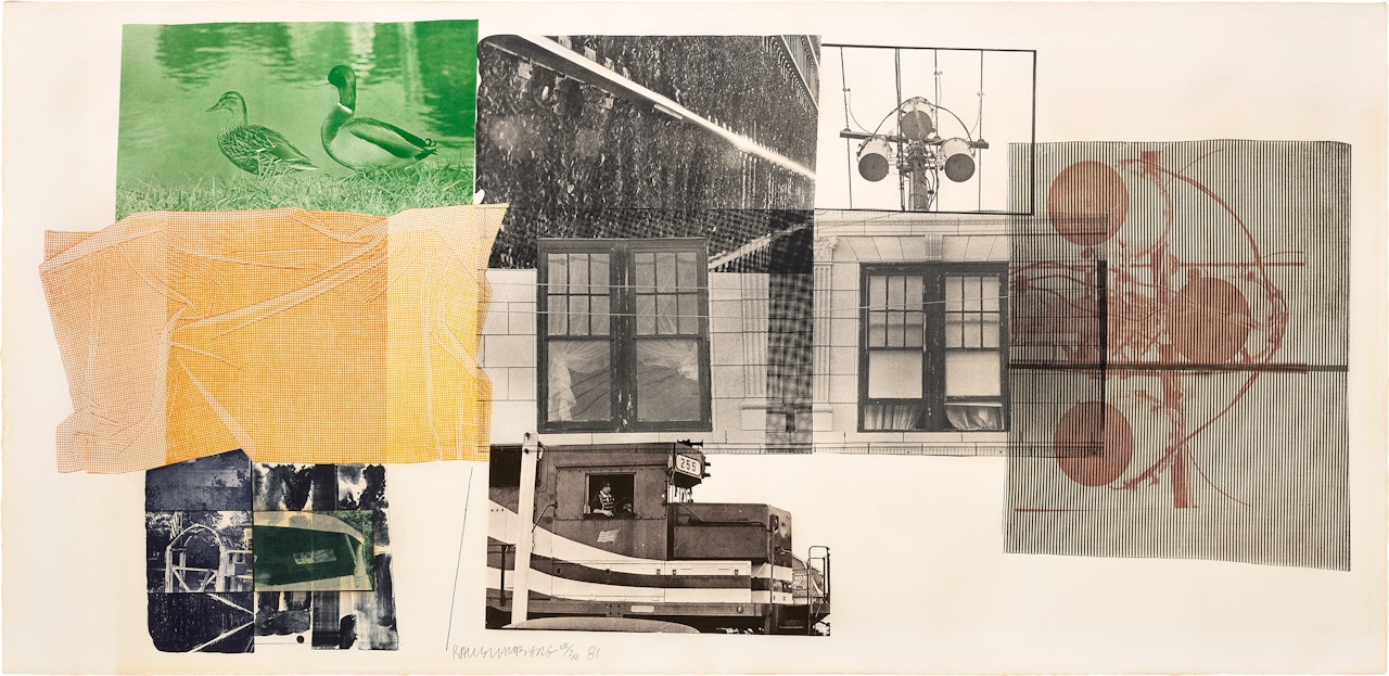 5:29 Bay Shore (S. 111) by Robert Rauschenberg