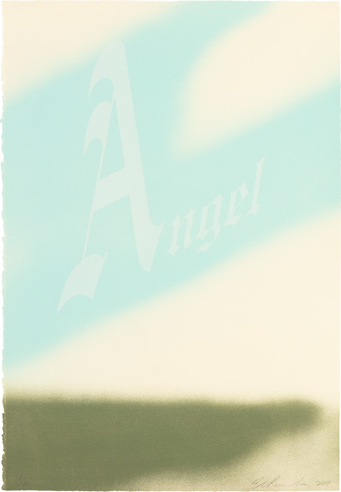 Angel by Ed Ruscha
