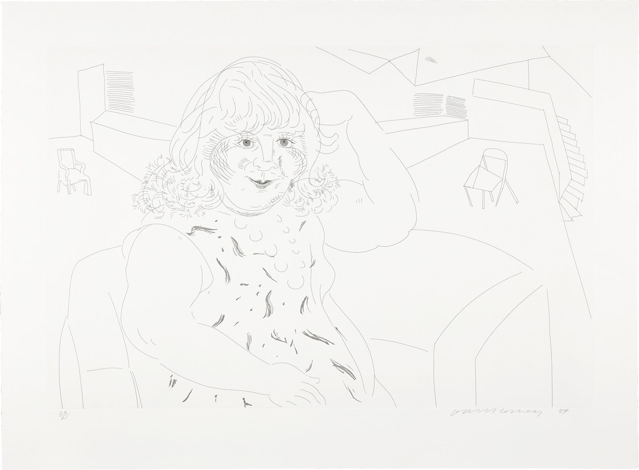 Ann in the Studio (G. 1191, M.C.A.T. 258) by David Hockney