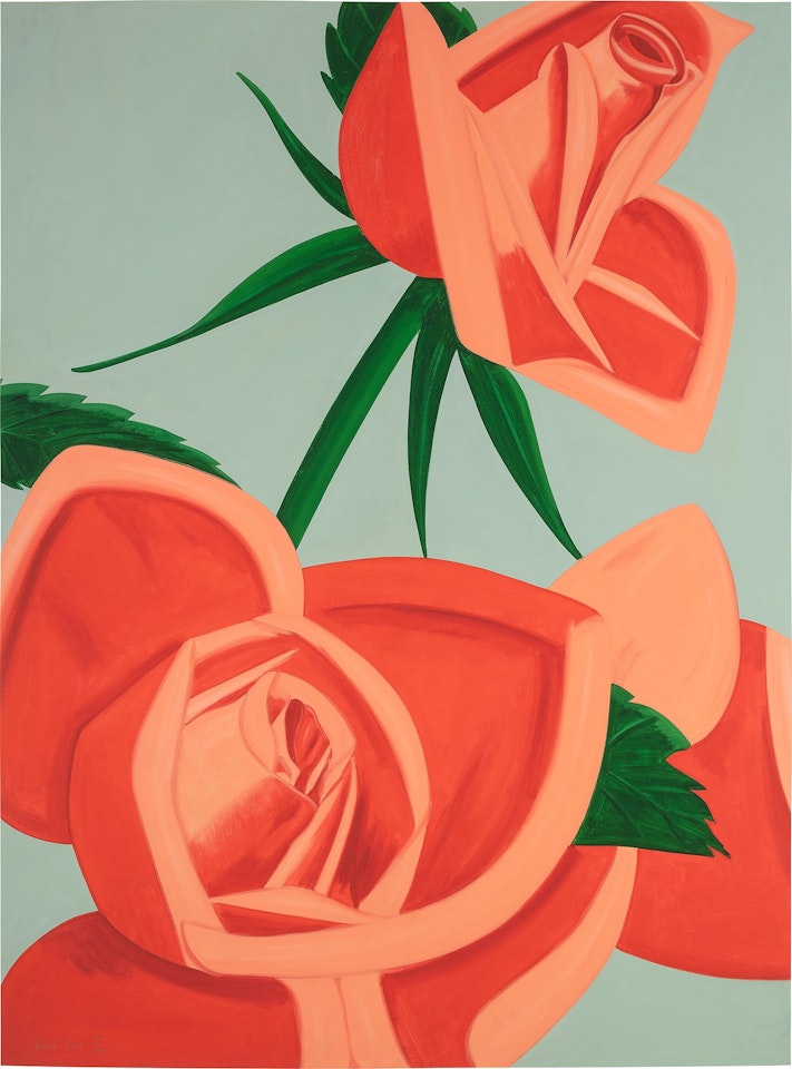 Rose Bud (S. 692); ) by Alex Katz