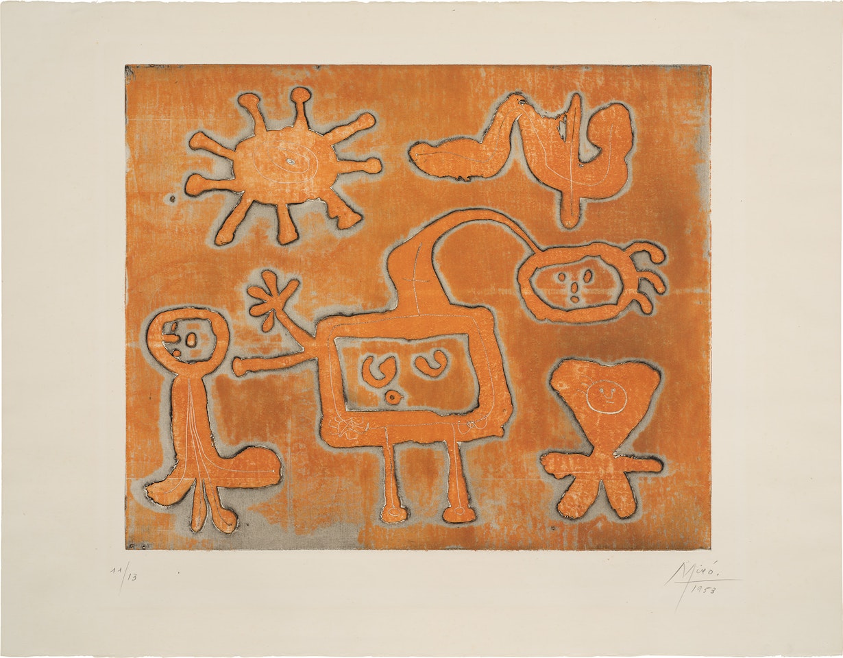 Série I: plate 4 (D. 78) by Joan Miró