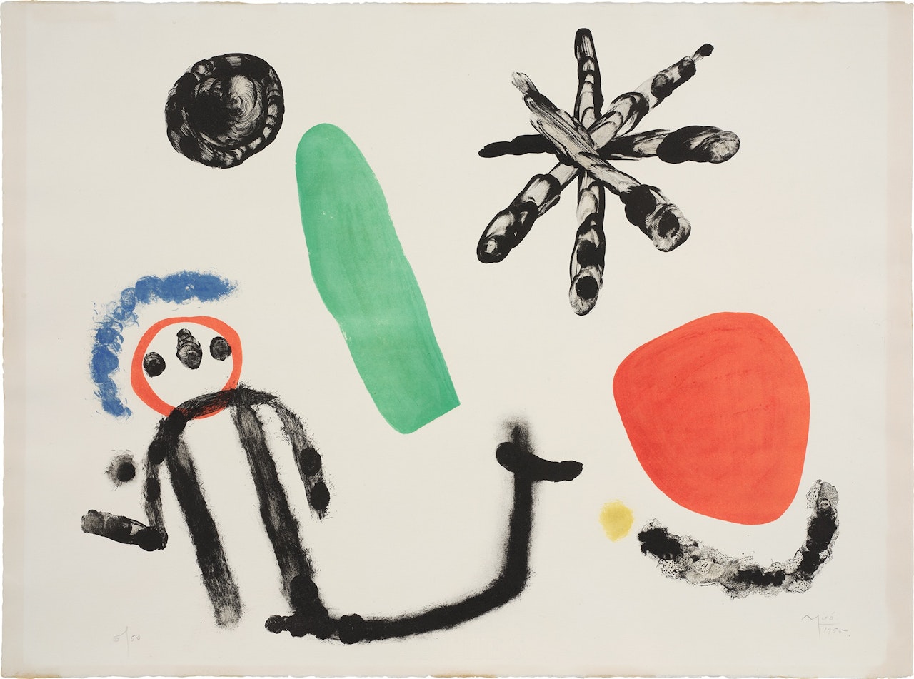 L"Indifférent (The Indifferent) (M. 211) by Joan Miró