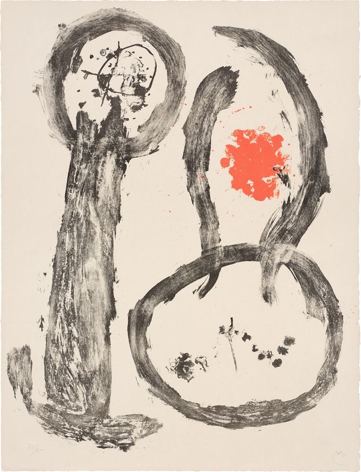 Album 19: plate 9 (M. 320, see C. bks 70) by Joan Miró
