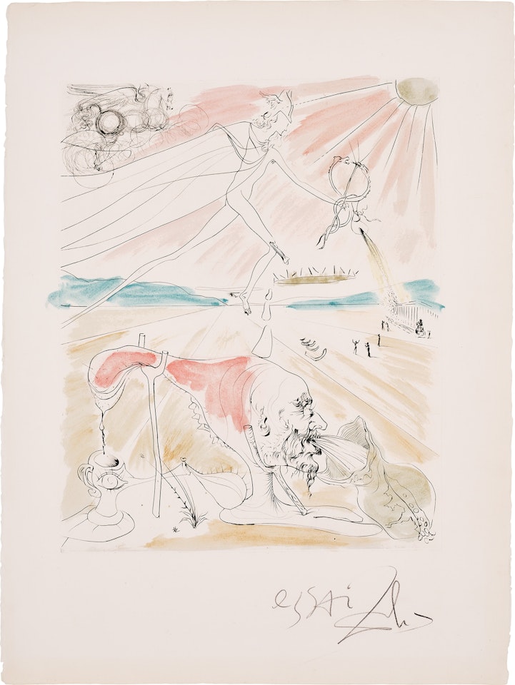 L"Alchimiste (The Alchemist) (see M. & L. 581) by Salvador Dali