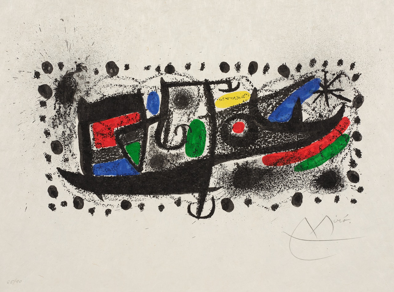 Joan Miró und Katalonien (Joan Miró and Catalonia) (M. 667, see C. bks 131) by Joan Miró