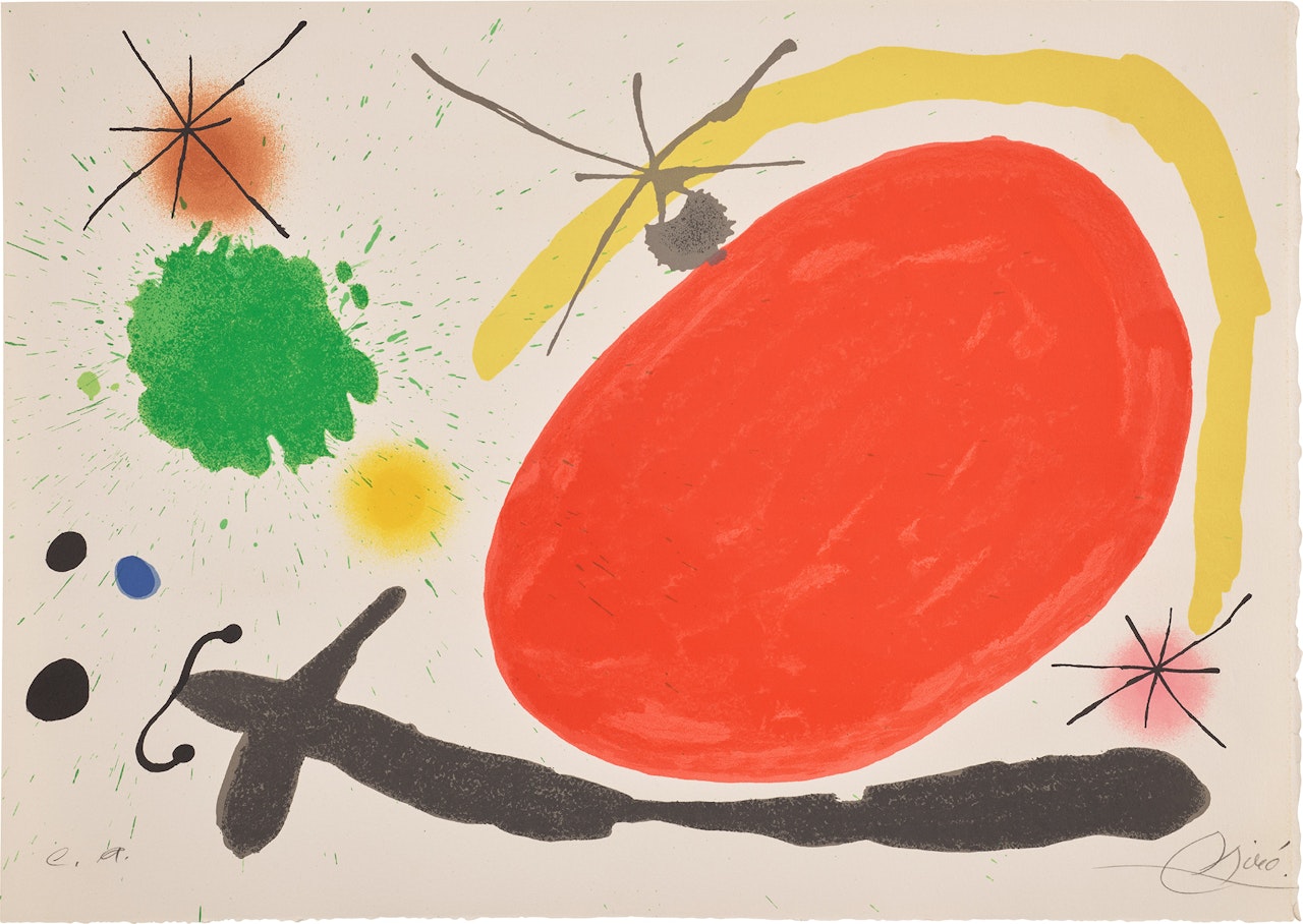 La Japonaise (Japanese Woman) (M. 829) by Joan Miró