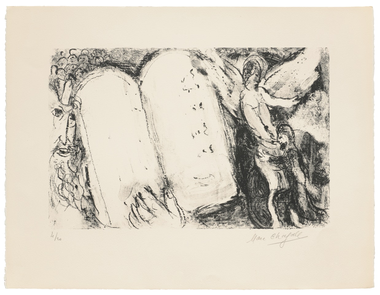 Vision de Moïse by Marc Chagall