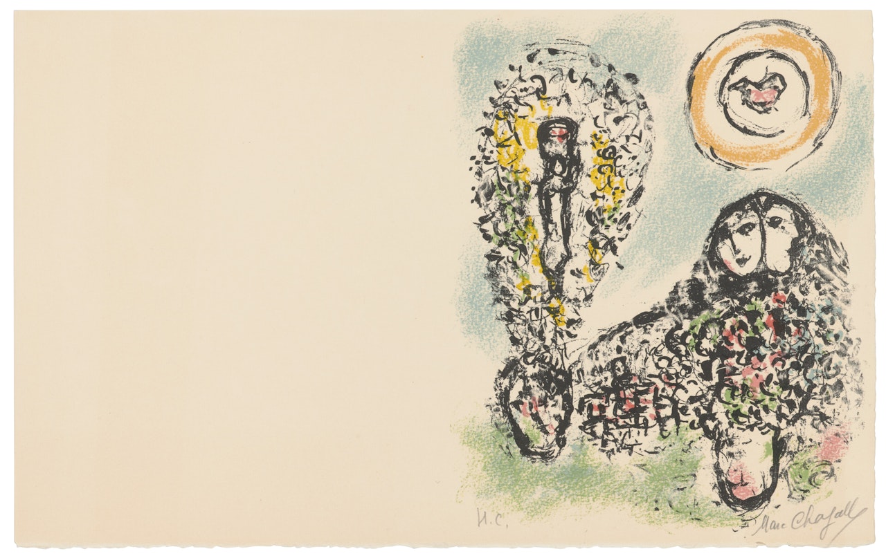 Le Baou de St. Jeannet I, from La Mise en Mot by Marc Chagall