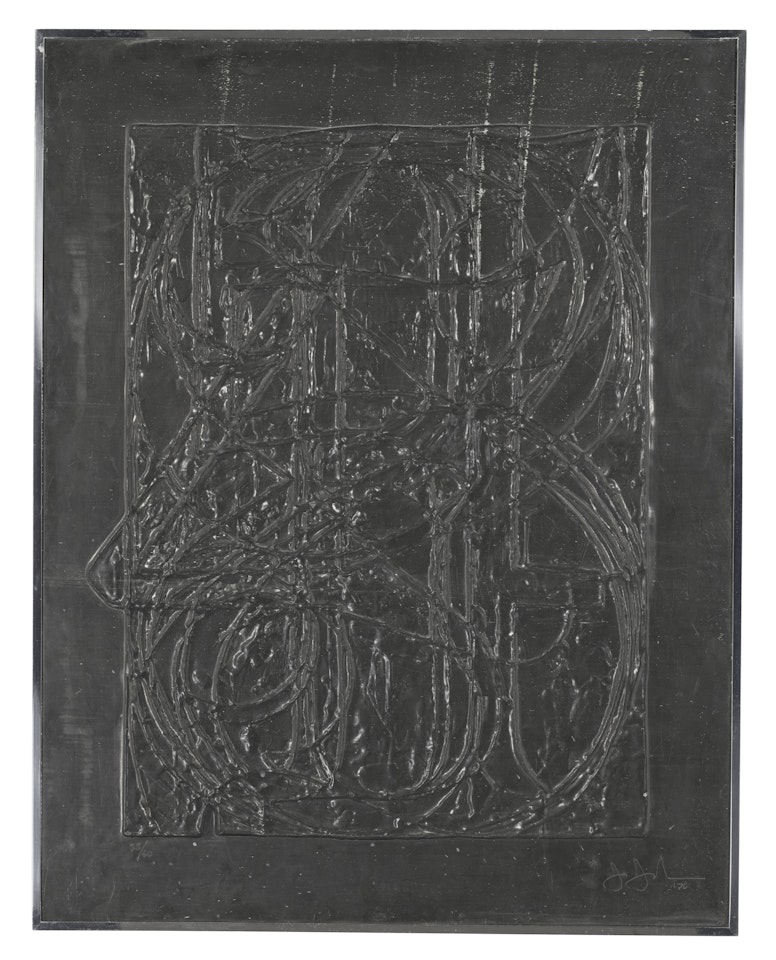 0 Through 9, from Lead Reliefs by Jasper Johns