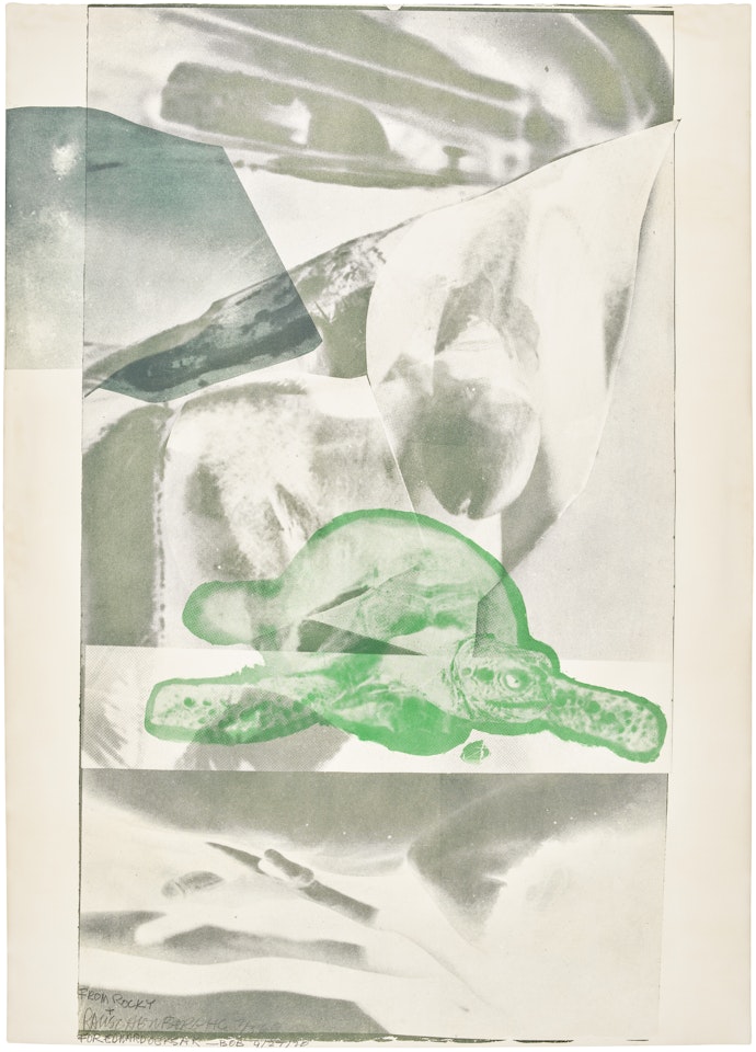 Gulf by Robert Rauschenberg
