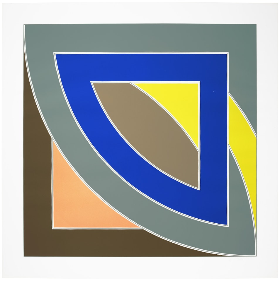 River of Ponds I, from Newfoundland Series by Frank Stella