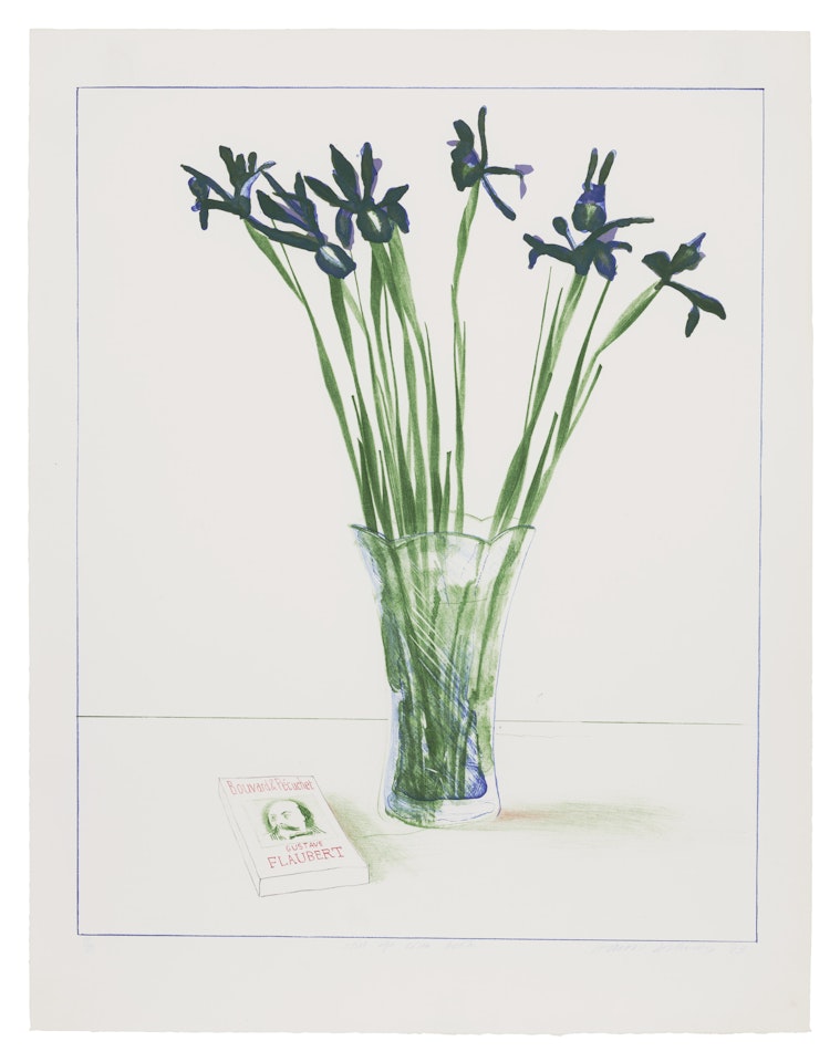 Still Life with Book by David Hockney