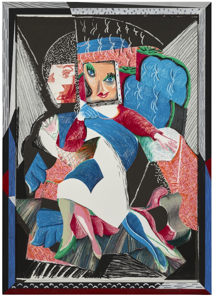 An Image of Celia, from Moving Focus by David Hockney