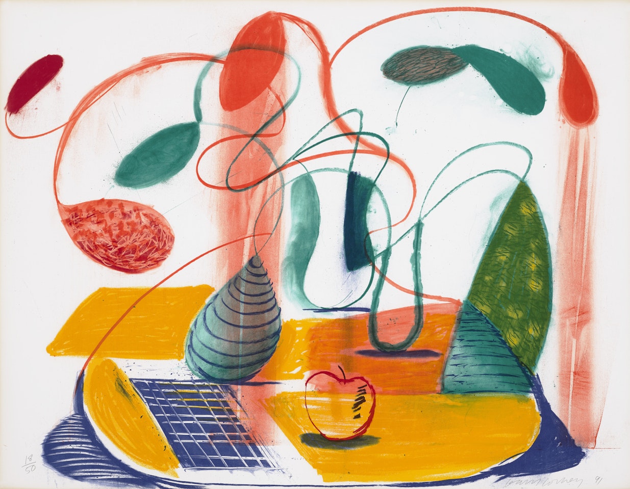 Table Flowable by David Hockney
