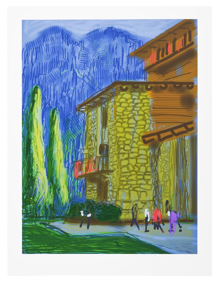 Untitled No. 1, from The Yosemite Suite by David Hockney
