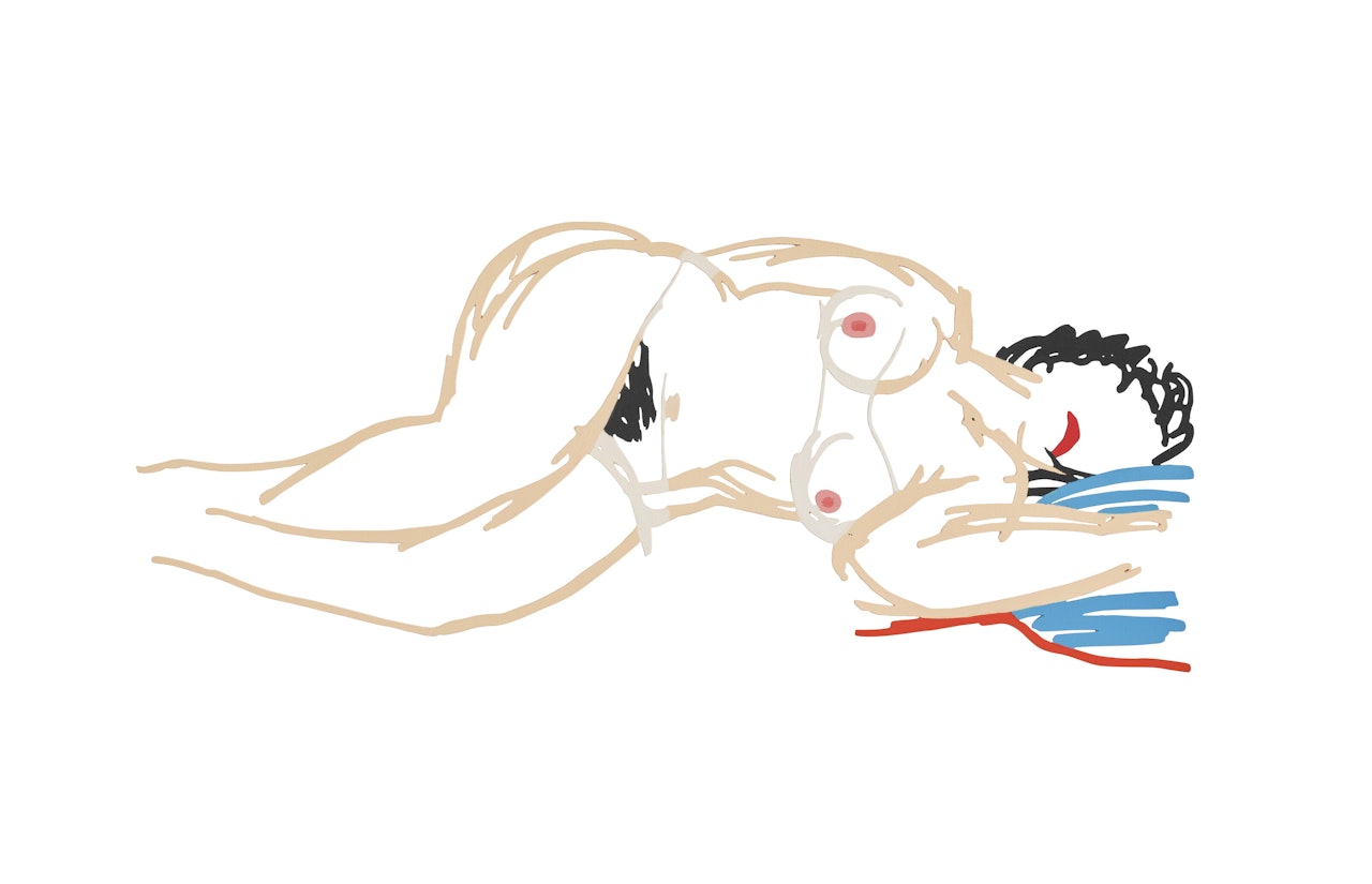 Hedy Sleeping by Tom Wesselmann