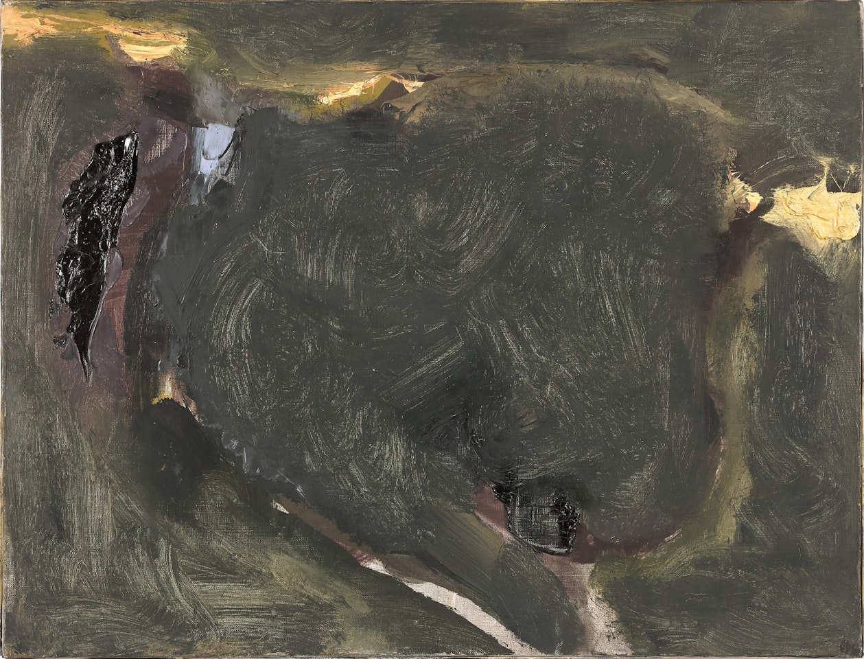 Petit paysage sombre, Berchères sur Vegre by Olivier Debre