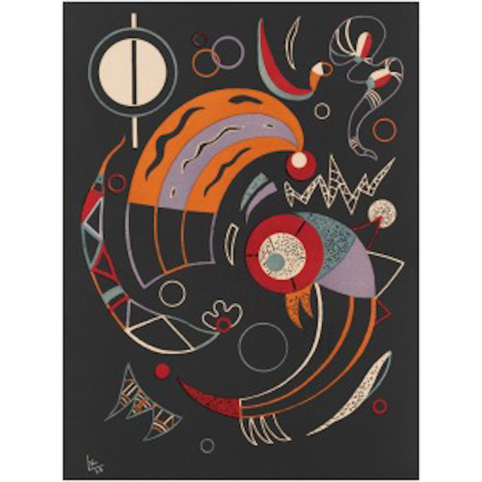 Comètes by Wassily Kandinsky