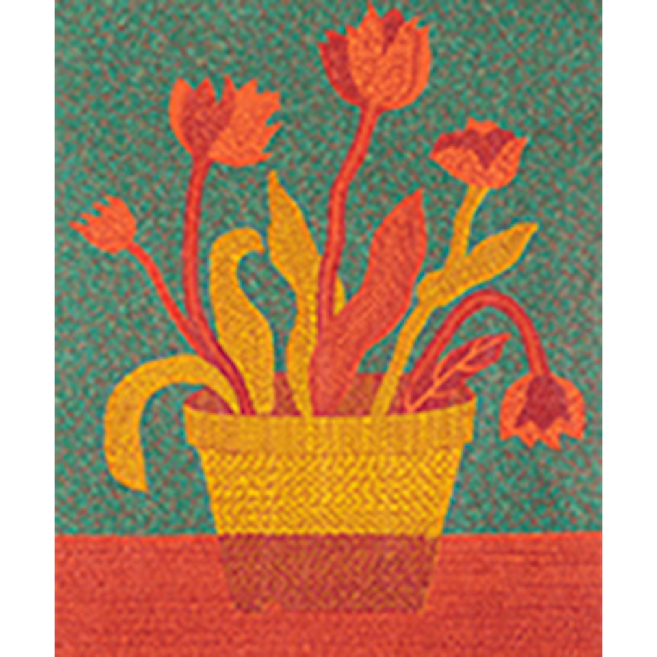 FLOWERS B (Kusama 344) by Yayoi Kusama