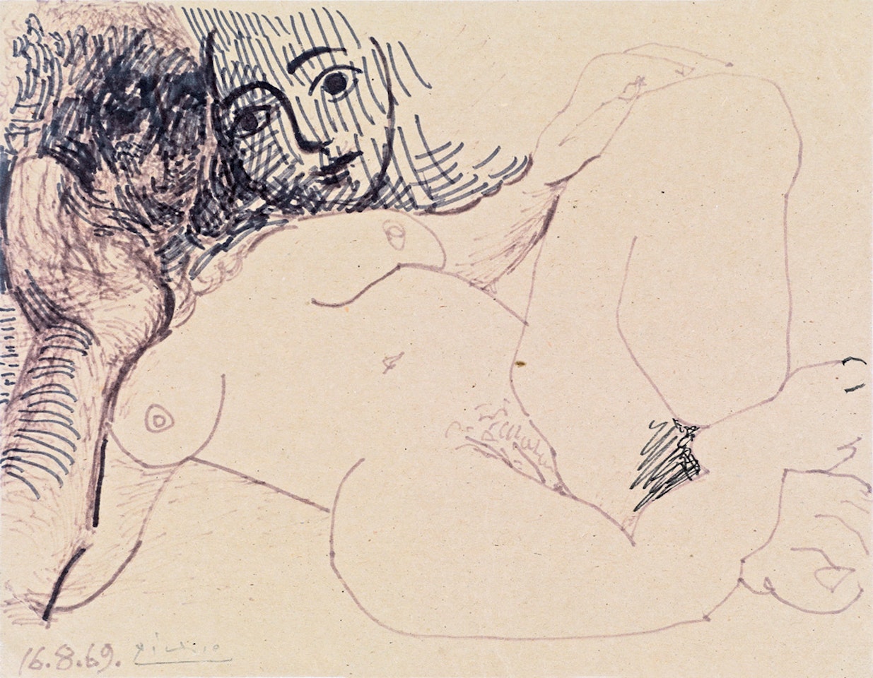 Femme nue couchée by Pablo Picasso