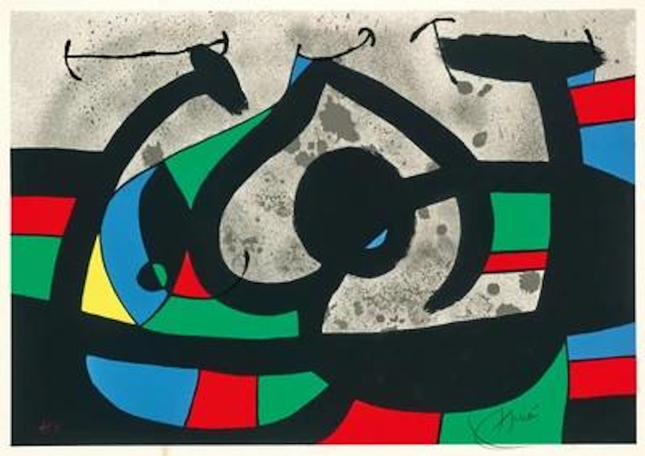 sheet 11 from: "Le lezard aux plumes d"or" by Joan Miró