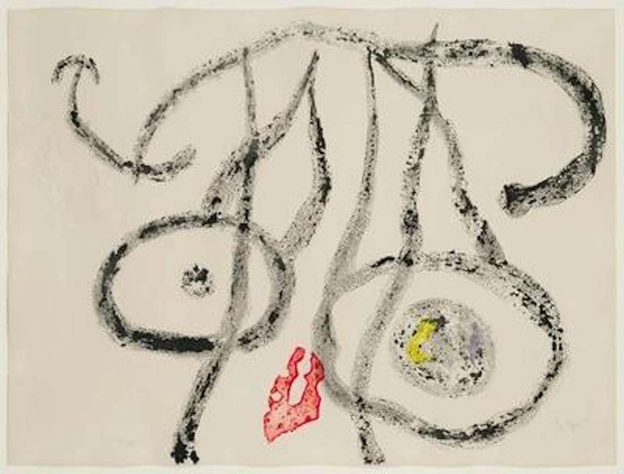 "Le Porteur d"Eau II" by Joan Miró