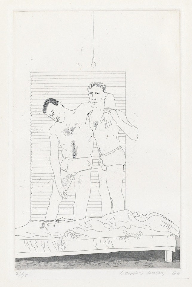 One Night by David Hockney