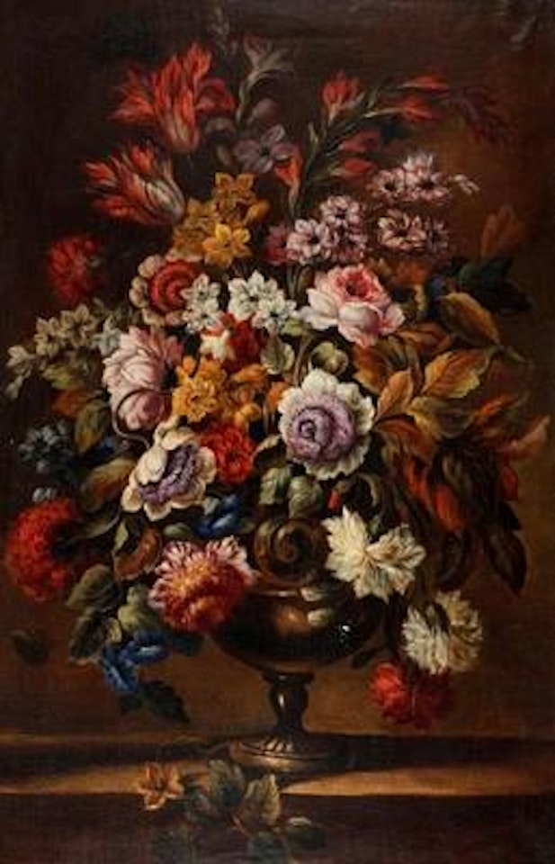 Großes Blumenbouquet by Dutch School