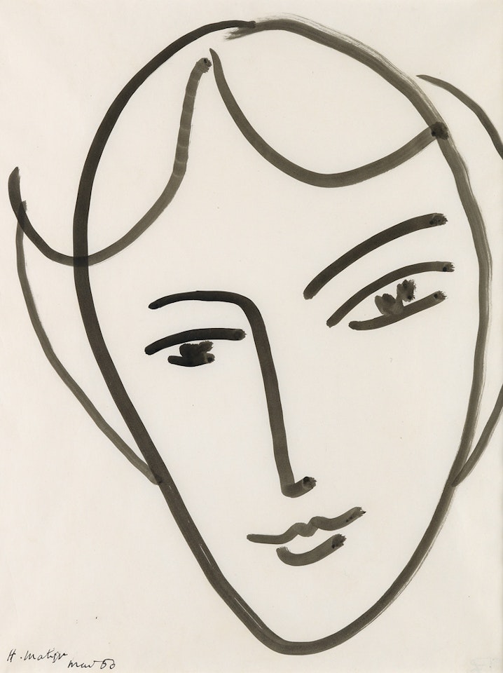 Tête de jeune fille by Henri Matisse
