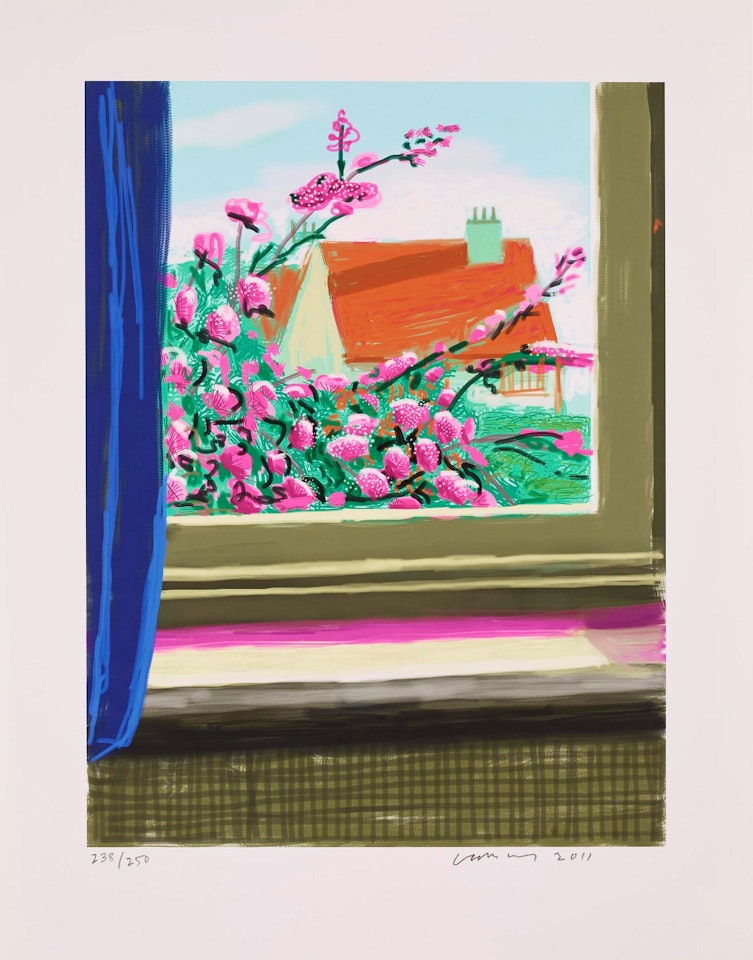 "My Window: No. 778, 17th April 2011" by David Hockney