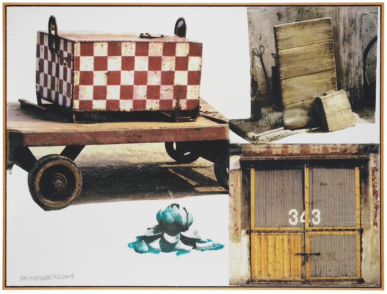 "Lotus I" from "The Lotus Series" by Robert Rauschenberg