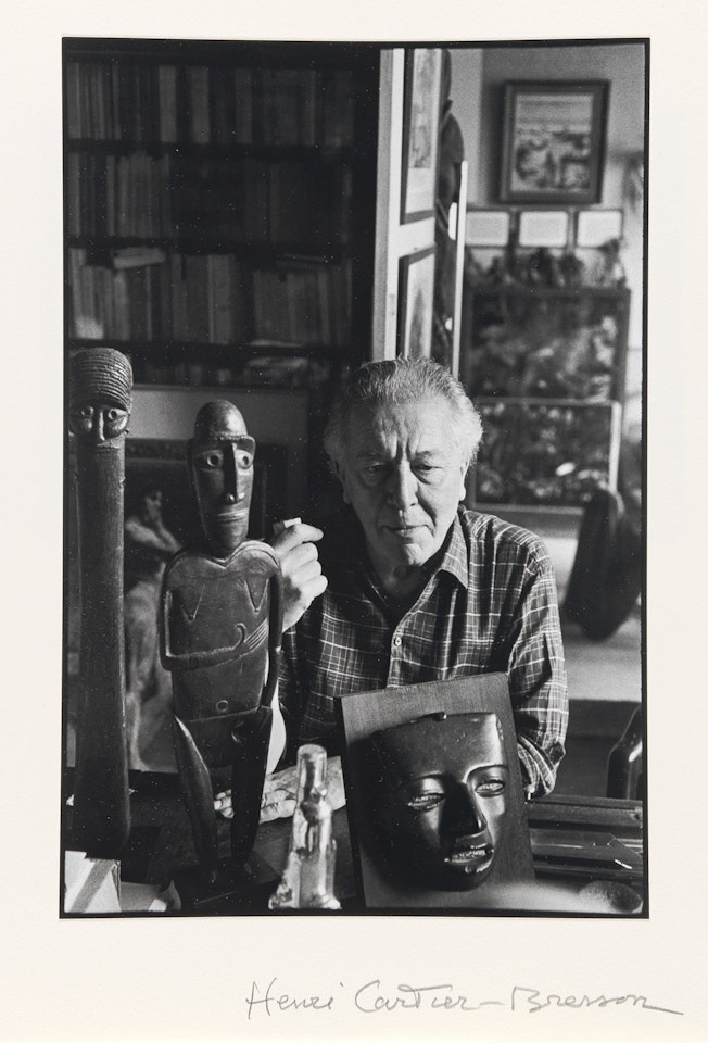 A portfolio entitled André Breton, Roi Soleil [André Breton, Sun King] by Henri Cartier-Bresson