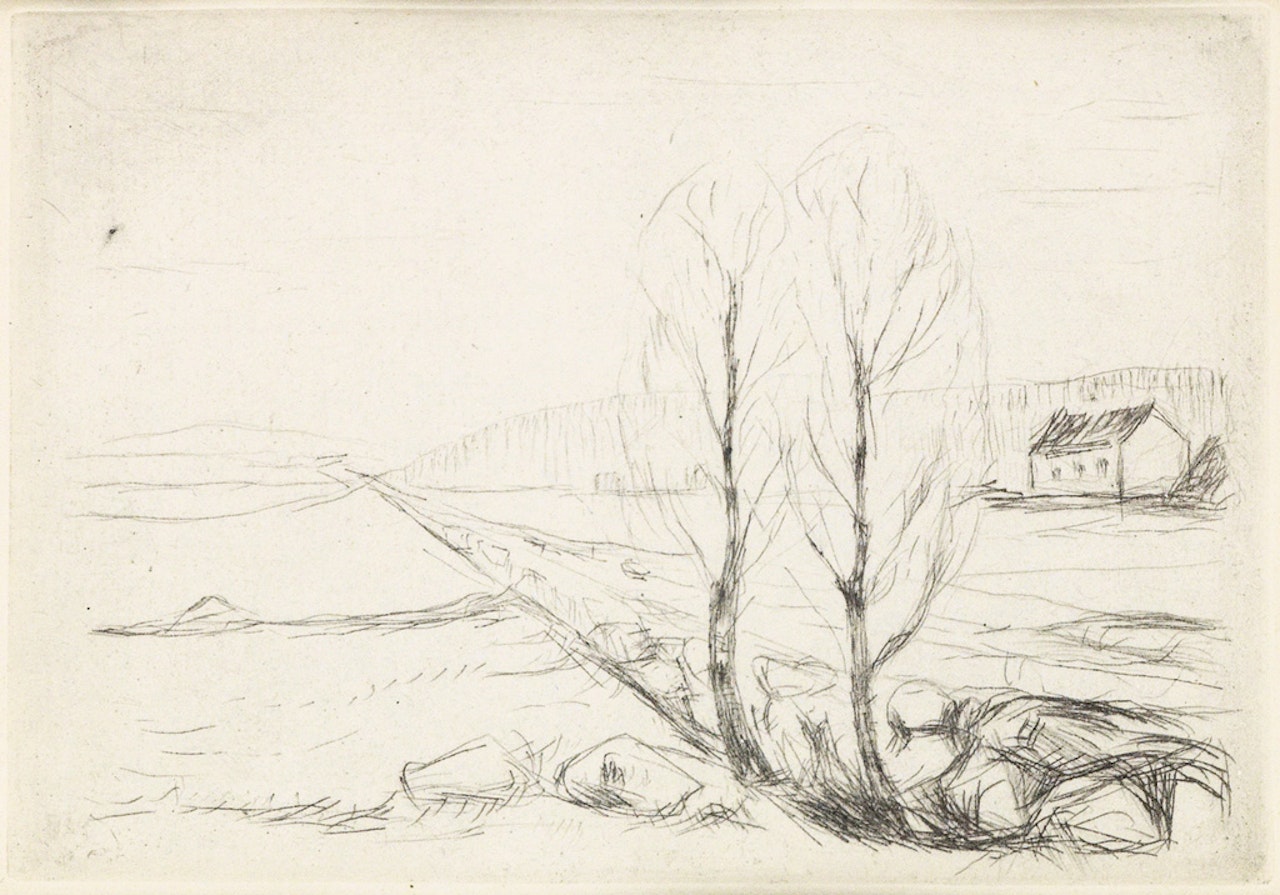 Norsk Landskap by Edvard Munch