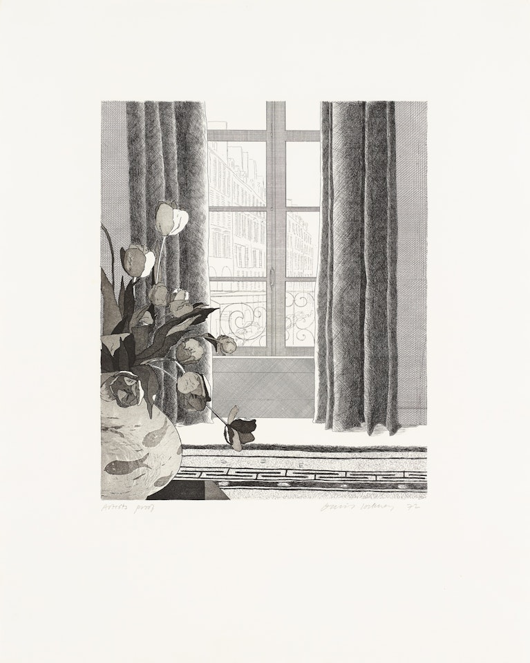 Rue de Seine (Scottish Arts Council 121; M.C.A.T. 111) by David Hockney
