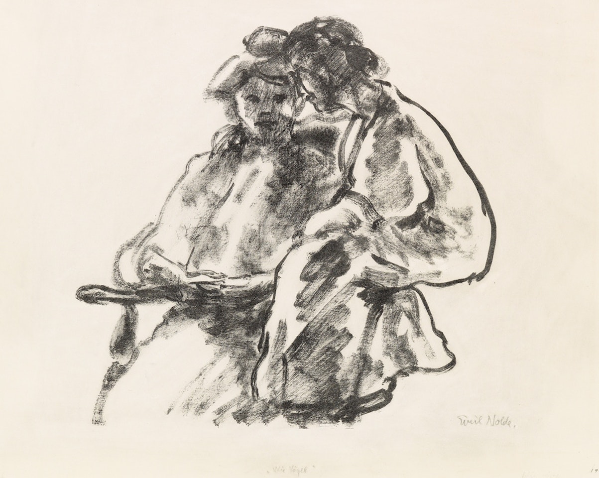 Wie Vögel by Emil Nolde