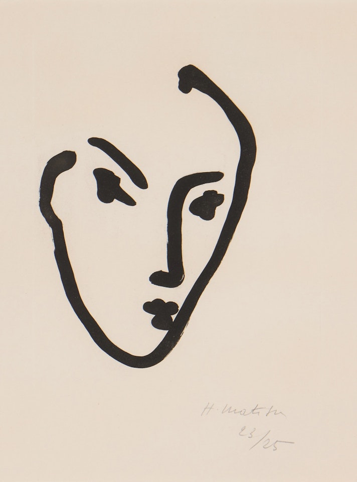 Nadia au regard attentif (Duthuit 794) by Henri Matisse