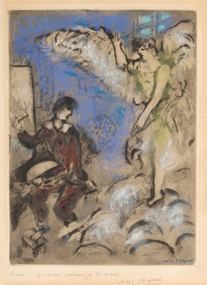 The Apparition. I (Kornfeld 44) by Marc Chagall