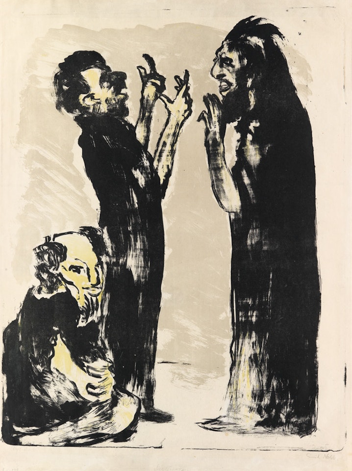 Diskussion by Emil Nolde