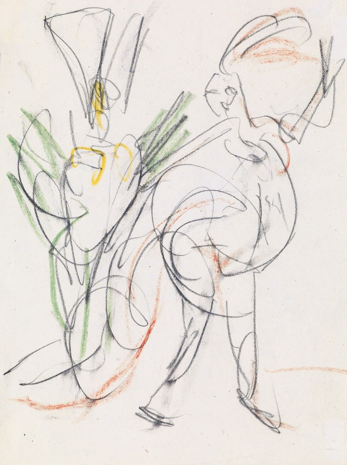 Exzentrische Tänzerinnen by Ernst Ludwig Kirchner