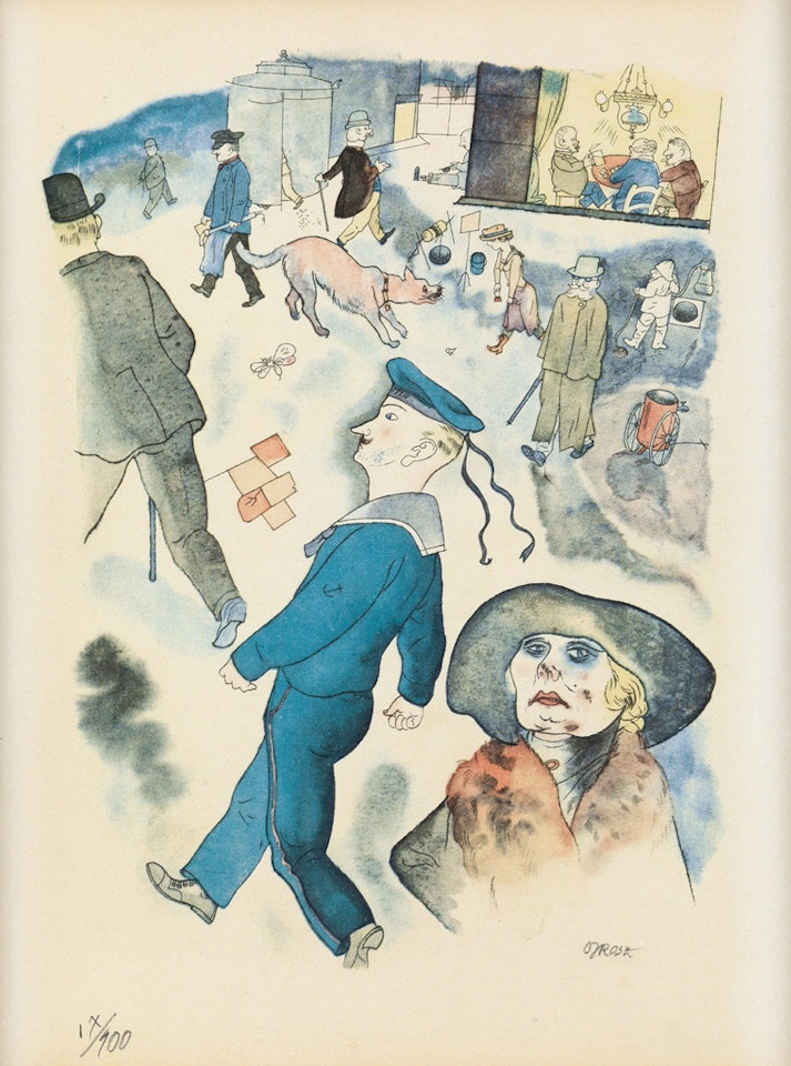 Passanten by George Grosz