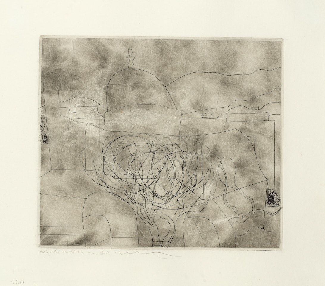 Storm over Paros, from Architectural Suite by Ben Nicholson, O.M.