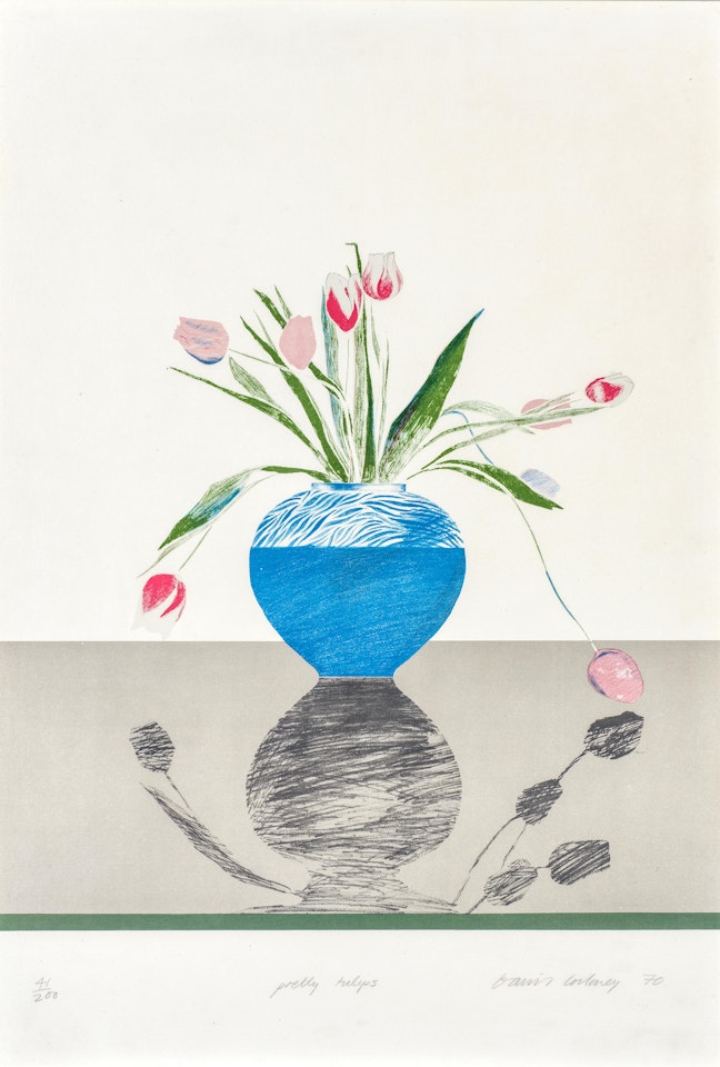 Pretty Tulips by David Hockney