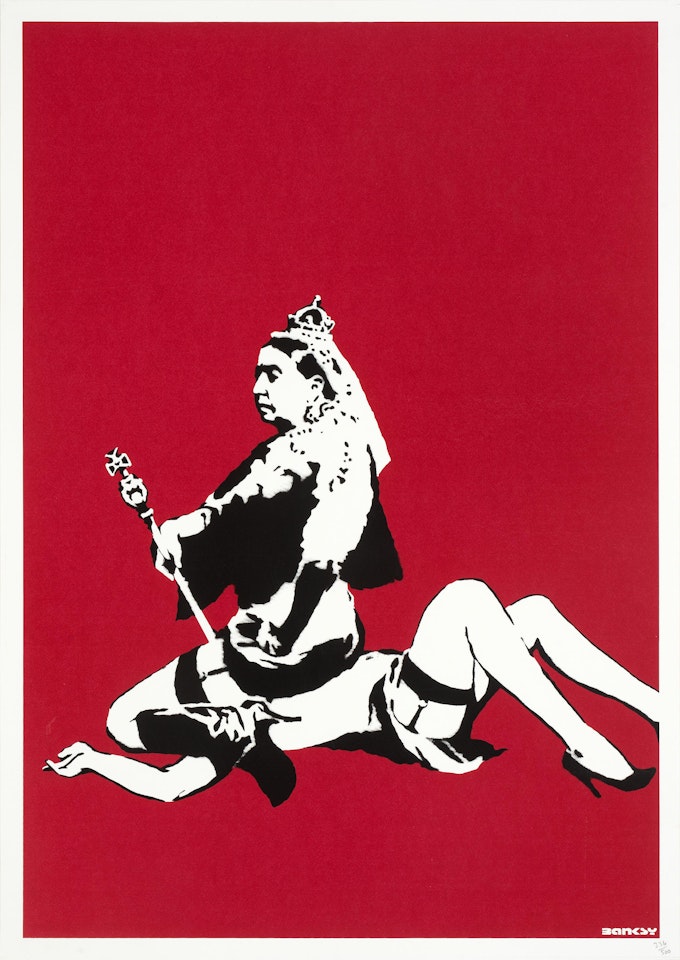 Queen Vic by Banksy