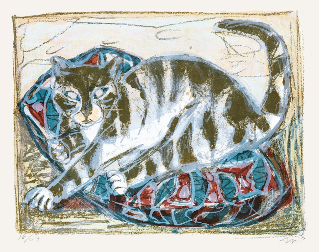 Katze II by Otto Dix