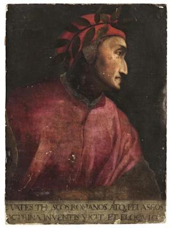 Allegorical portrait of Dante Alighieri by Bronzino