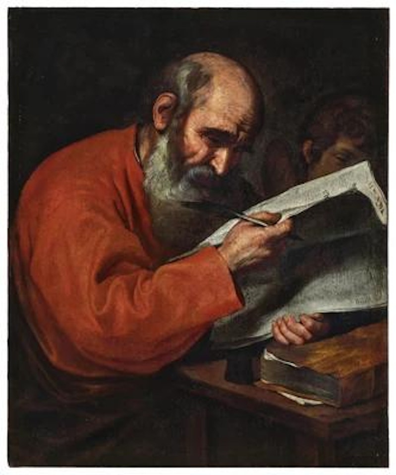 Saint Matthew and the Angel by Jusepe de Ribera