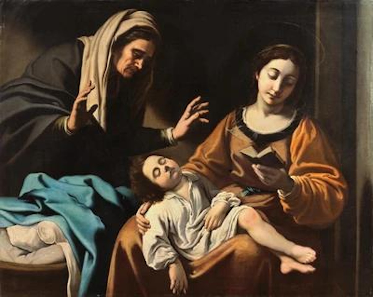 Madonna and Child with Saint Anne by Roman School