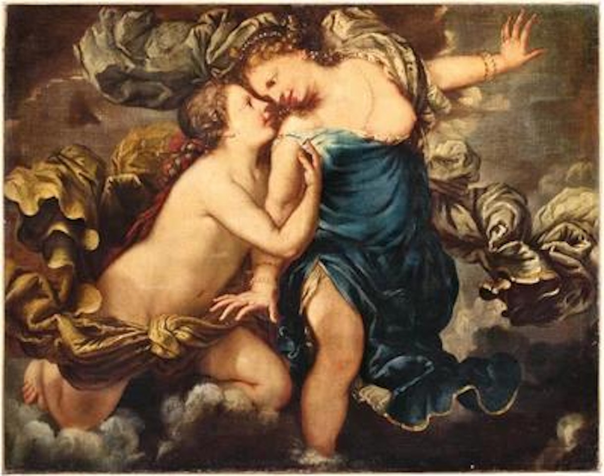 Jupiter, in the Guise of Diana, and Callisto (?) by Pietro Liberi
