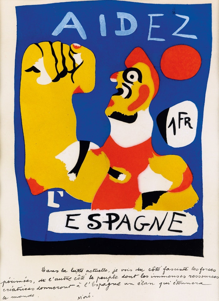 Aidez L'Espagne by Joan Miró